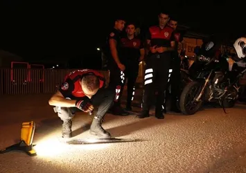 Polisten kaçarken yol kenarına attılar