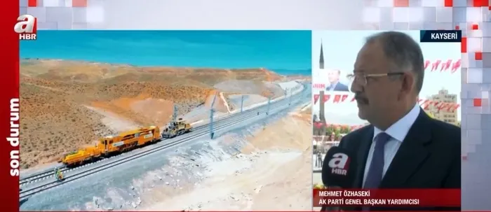 Ankara-Yerköy-Kayseri Hızlı Tren Hattı temeli atıldı! Başkan Erdoğan’dan önemli açıklamalar