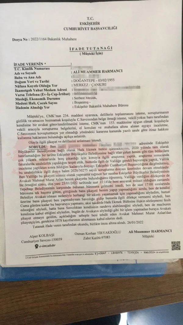 Son dakika: CHP'li Eskişehir Büyükşehir Belediyesi'nden çirkin teklif: Senin borcunu silerim ortalığı karıştırma - 3