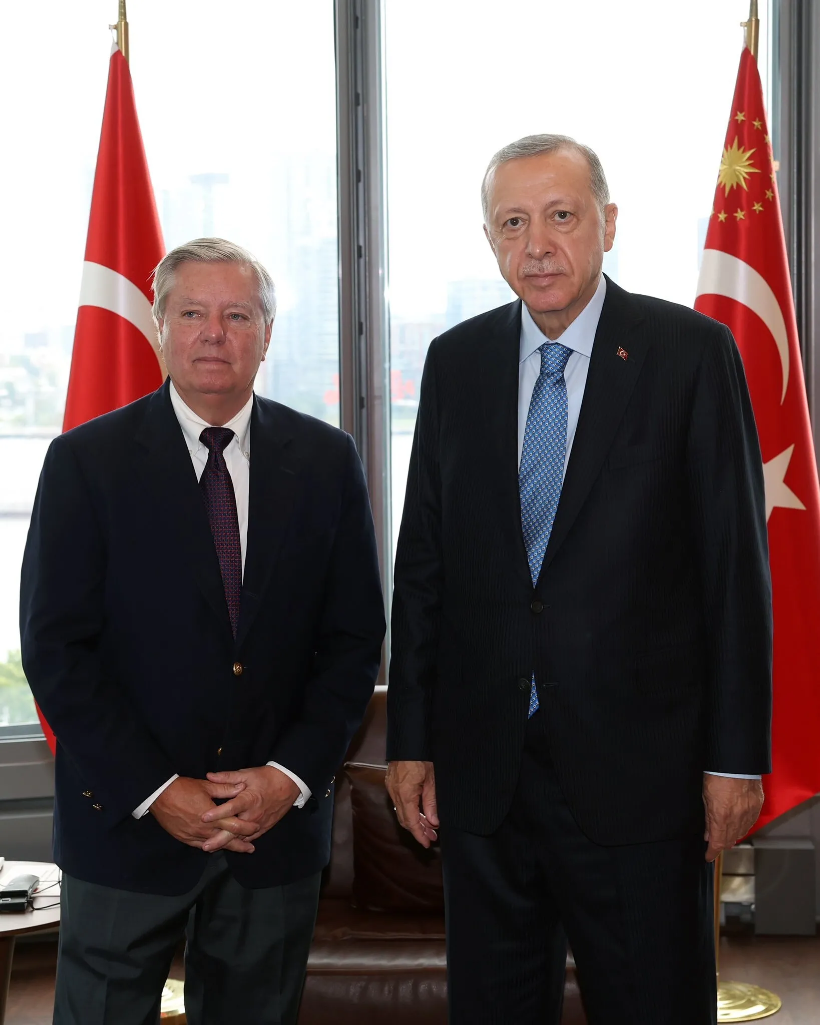 Başkan Erdoğan Lindsey Graham'ı kabul etti
