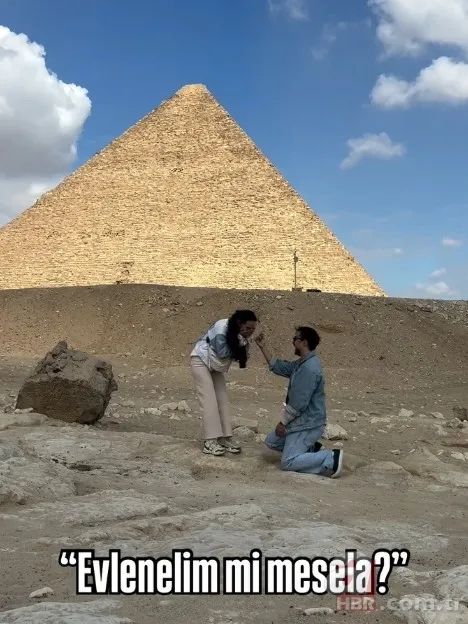 Güller ve Günahlar'ın Mustafa'sı Doğaç Yıldız'dan piramitlerde romantik teklif 4