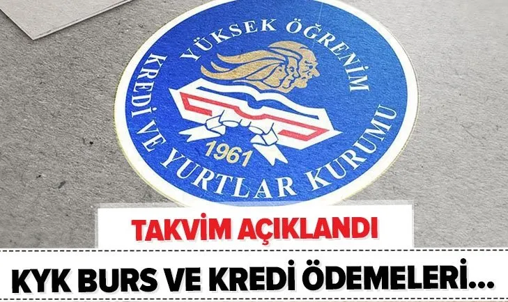 Hesaplarınızı kontrol edin! KYK bursu yattı mı? 2020 Ekim, Kasım, Aralık ayı KYK burs ve kredi ödemeleri ne zaman?