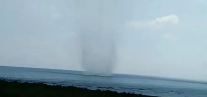 Son dakika: Antalya'da hortum! Kıyıya ulaşmadan kayboldu