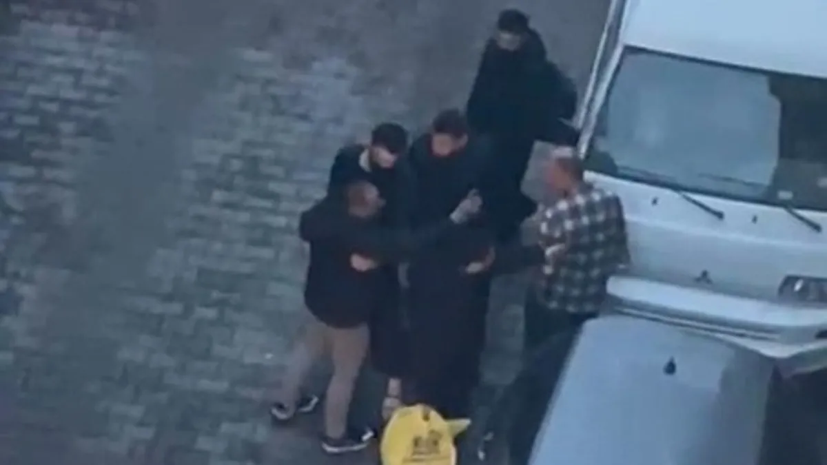 Park tartışmasında tekme tokat kavga! O anlar kamerada