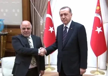 Cumhurbaşkanı Erdoğan, İbadi ile görüştü