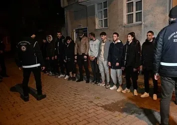 Edirne'de 15 düzensiz göçmen yakalandı