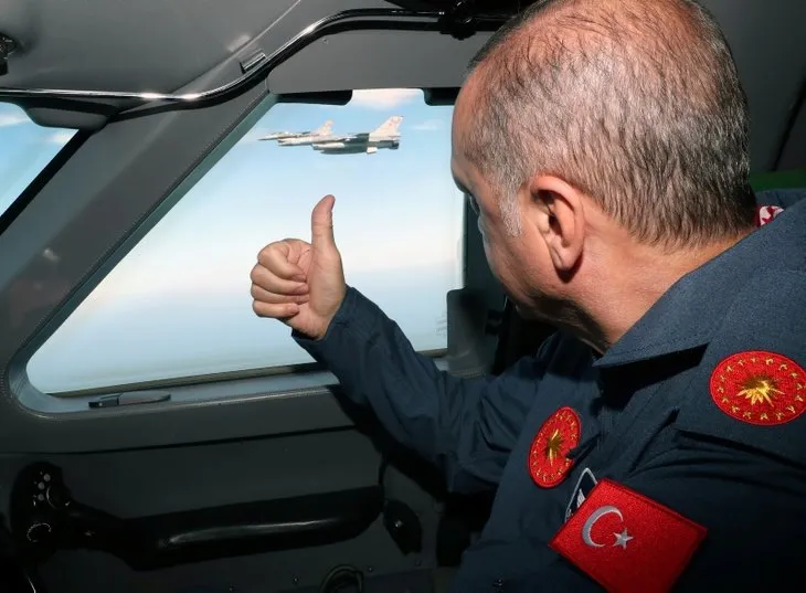 Başkan Recep Tayyip Erdoğan Teknofest alanına böyle geldi!