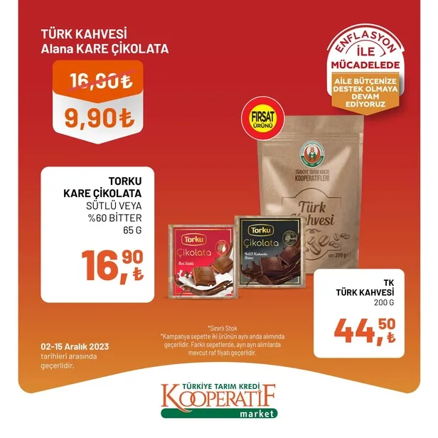 Tarım Kredi Market 11 Aralık indirim kataloğu çıktı! Dev rulo havlu, yumuşatıcı, çay, bütün piliç, tereyağı, tost peyniri, süt, beyaz peynir, pirinç ucuza satışta…