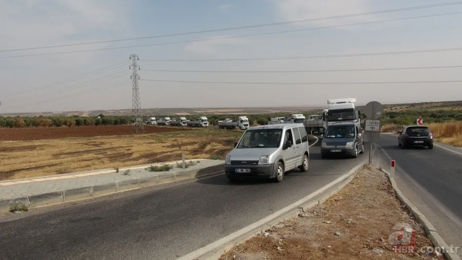 Sınır hattında büyük hareketlilik: TIR'lar yola çıktı 9