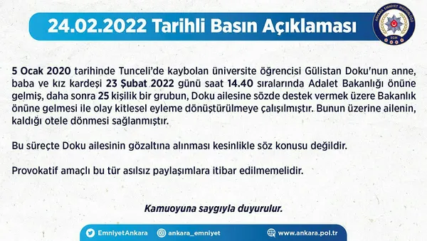 ankara-emniyet-mudurlugunden-gulistan-doku-aciklamasi-1645652357988.jpg Ankara Emniyet Müdürlüğünden Gülistan Doku açıklaması - 1