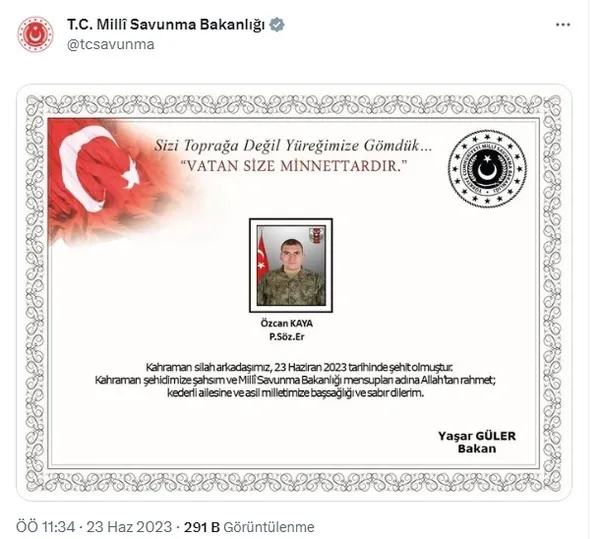 baskan-erdogandan-sehit-er-ozcan-kayanin-ailesine-bassagligi-1687617134903.jpg Başkan Erdoğan'dan şehit er Özcan Kaya'nın ailesine başsağlığı - 1