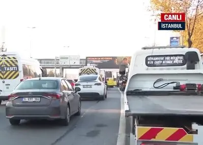 İstanbul’da sabah trafiği