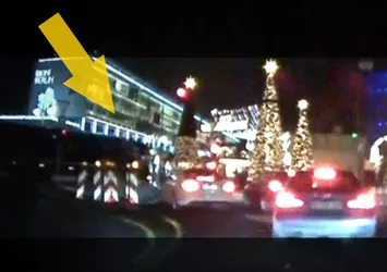 Berlin'deki TIR'lı saldırının yeni görüntüleri