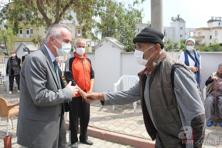 Evleri yanan yaşlı çifte devlet eli uzandı