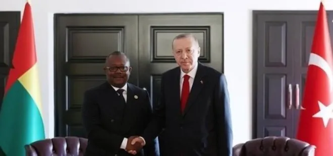 Son dakika: Başkan Erdoğan ve Gine Bissau Cumhurbaşkanı Embalo görüştü