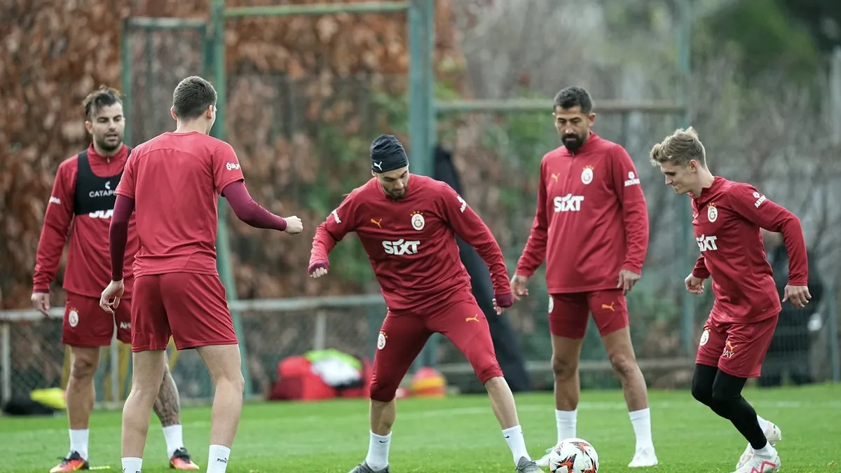 Galatasaray'da Malmö maçı hazırlıkları tamamladı