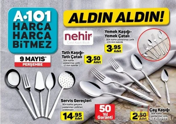 A101 aktüel ürünler kataloğu 9 Mayıs ile dev fırsatlar! A101 indirimli ürünler neler? 10