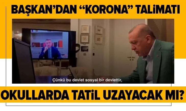 Başkan Erdoğan'dan videolu Korona paylaşımı