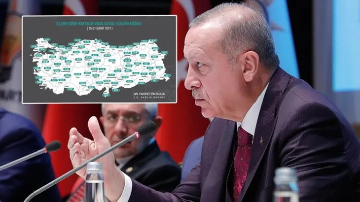 İşte normalleşmeye en yakın 30 il! Kritik veriler Başkan Erdoğan’ın masasında!
