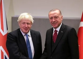 Başkan Erdoğan, Boris Johnson ile görüştü