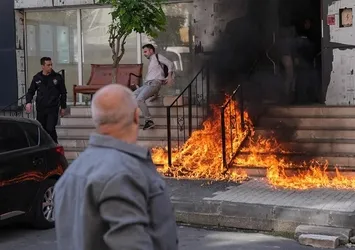 Şişli'de facianın eşiğinden dönüldü! Tahliye kararı verilen kiracı binayı yakmaya çalıştı