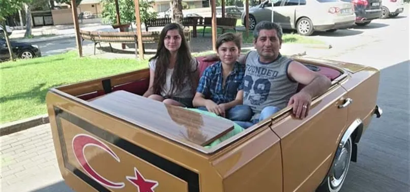 Aracını öyle bir hale getirdi ki...