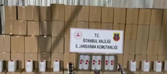 Küçükçekmece'de sahte içki operasyonu - 2