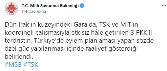 Son dakika: Irak'ta öldürülen teröristlerin PKK'nın sözde özel güç yapılanmasından olduğu açıklandı! Saldırı hazırlığı yapıyorlardı - 3