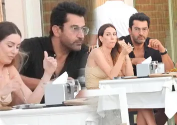 Kenan İmirzalıoğlu ve Sinem Kobal Alaçatı'da! Kameraları görünce moralleri bozuldu