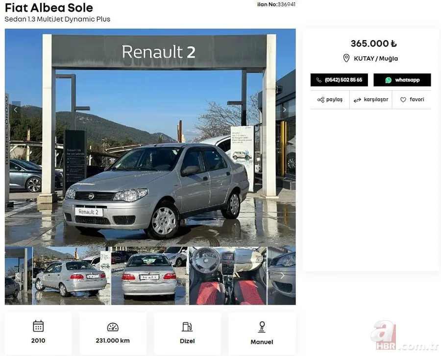 Listede en pahalı ikinci el araç 500 bin TL! Renault 12 ay garanti ile satışa sunuyor! İşte Renault, Peugeot, Fiat, Volkswagen, Hyundai, Opel…. 8