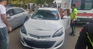 Bingöl’de iki otomobil çarpıştı: 5 Yaralı