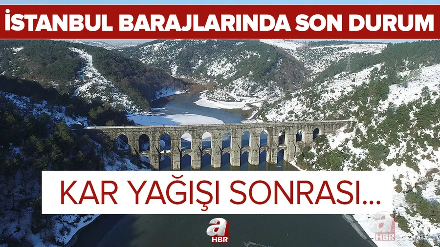 Son dakika: İstanbul barajlarında son durum: 2021 baraj doluluk oranı ne kadar oldu? Kar yağışı sonrası... 1
