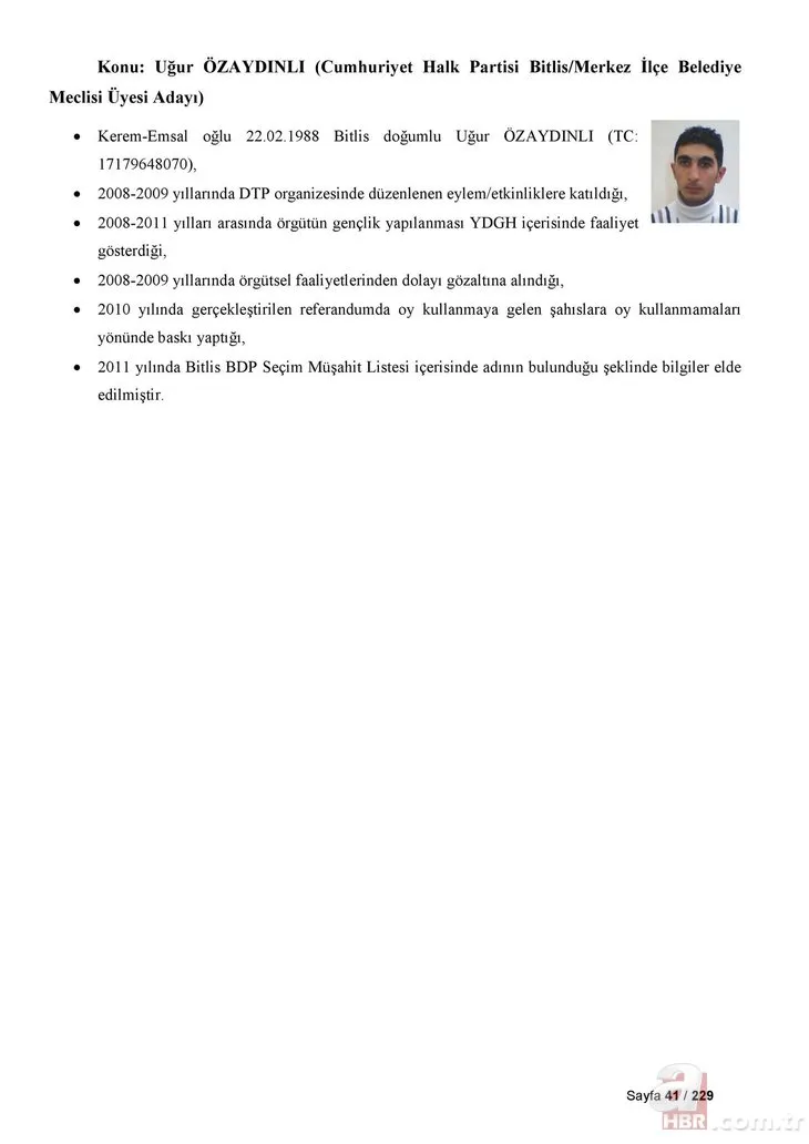 CHP listelerinde PKK'lı kaynıyor! İşte terörle bağlantılı 229 CHP'li isim!