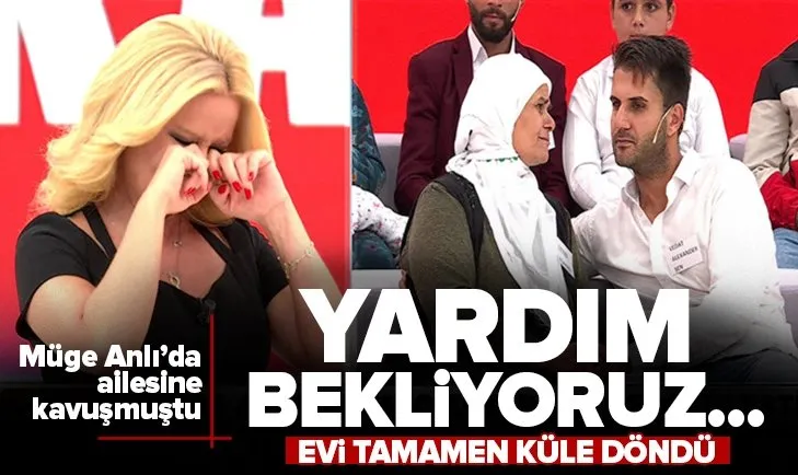 Vedat Alexander’ın evi küle döndü: Yardım bekliyoruz...