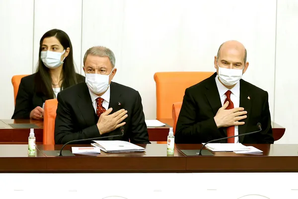 Son dakika: Milli Savunma Bakanı Hulusi Akar ve İçişleri Bakanı Süleyman Soylu Meclis’te Gara Operasyonu’nu anlattı