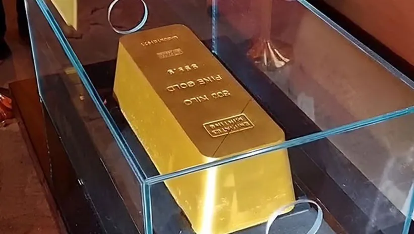 Dünyanın en büyük altını Guinness’e girdi! Tam 20 katı...