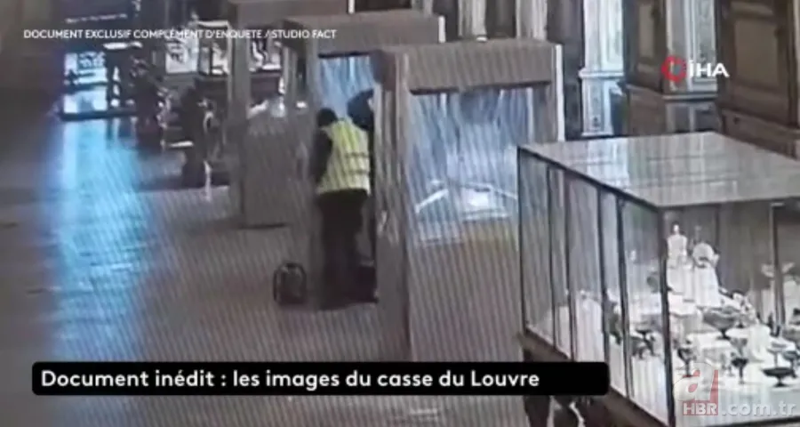 Fransa'da tarihi vurgun! Louvre Müzesi soygununa ait yeni görüntüler ortaya çıktı 8