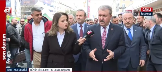 Yerel seçimlere doğru! BBP Genel Başkanı Mustafa Destici A Haber’de soruları yanıtladı