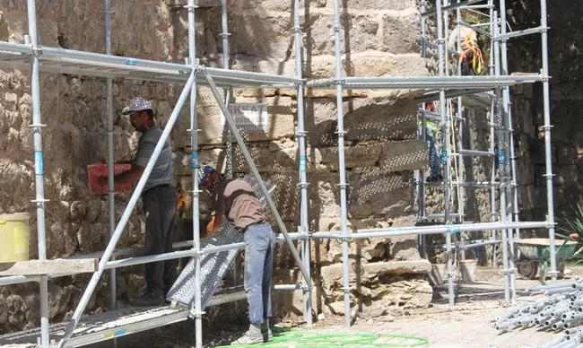 Sinop’ta kale surlarında restorasyon başladı