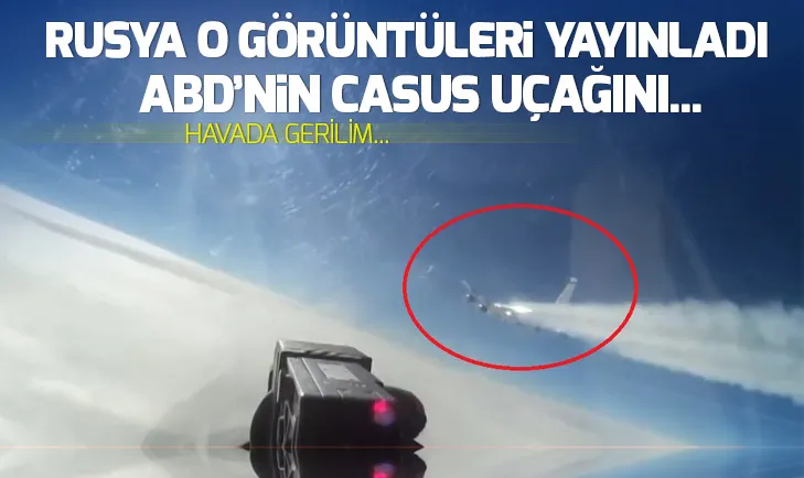 Rus jetinden ABDnin casus savaş uçağına önleme!