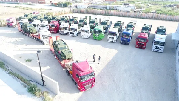 Türk zırhlı muharebe aracı Hızır yola çıktı! Türkiye’den Afrika’ya çıkarma