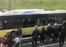 İETT otobüsü kaza yaptı!
