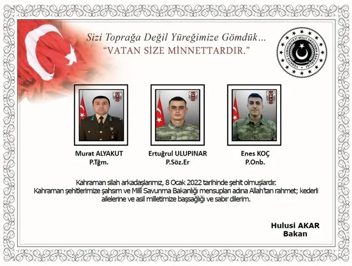 Son dakika: Akçakale Şanlıurfa hudut hattında 3 Mehmetçik şehit oldu