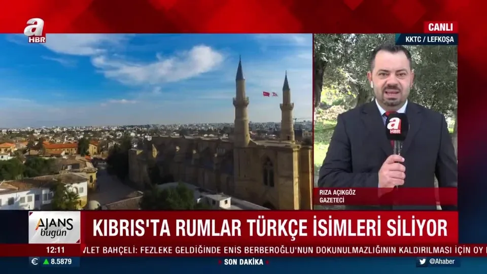 Kıbrıs’ta Rumlar Türkçe isimleri siliyor