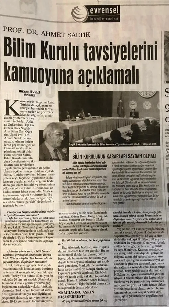 Prof. Dr. Ahmet Saltık'a sosyal medyadan tepki yağıyor: İç karışıklık ve kaos mu çıkarmak istiyor - 1