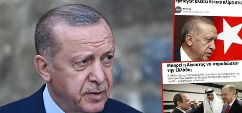Başkan Erdoğan'ın sözleri sonrası Atina alarma geçti! Yunan basınında Erdoğan - Sisi görüşmesi paniği: Ya ihanet ederse