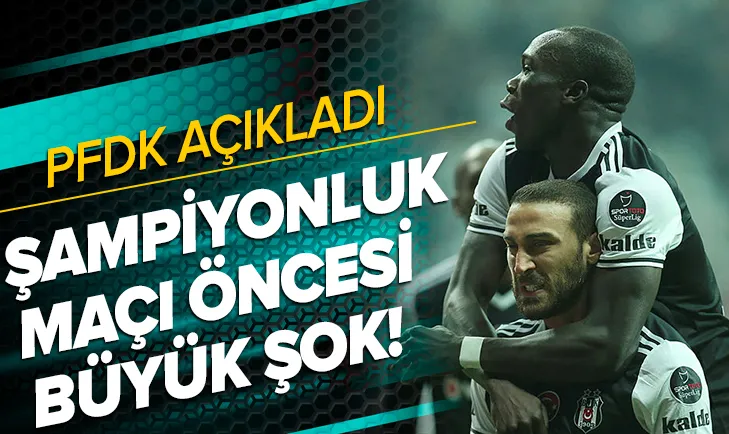 Beşiktaş'a iki şok birden! Cenk Tosun ve Aboubakar, PFDK'ya sevk edildi