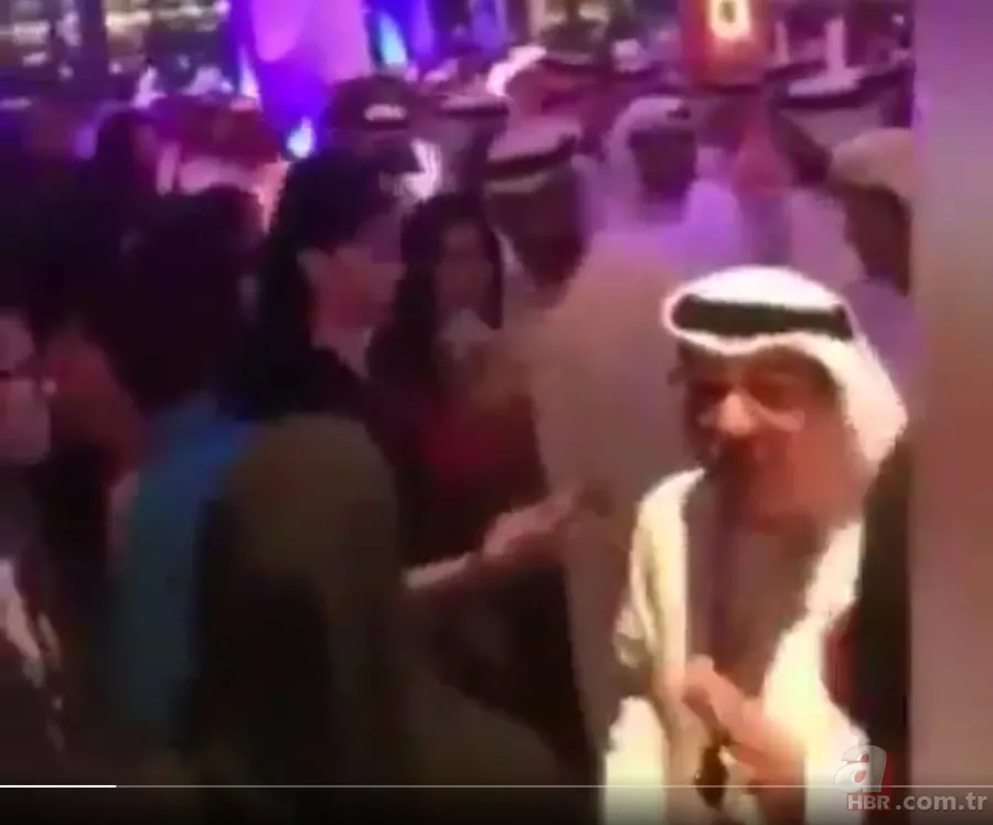 Arap prenslerin olaylı partisinden şok görüntüler! 20