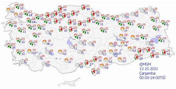 Meteoroloji'den fırtına ve sağanak uyarısı! İstanbul tehlikede mi? Hangi illere yağmur yağacak? - 6