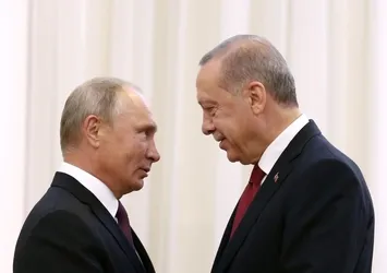 Erdoğan ve Putin'in samimi anları